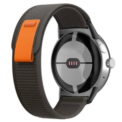 For Google Pixel Watch / Watch 2 Nylon Watch Band Adjustable Quick Release Wrist Strap