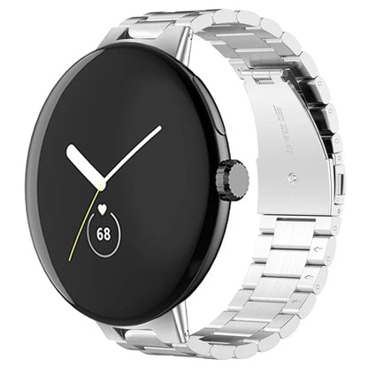 For Google Pixel Watch / Watch 2 Stainless Steel Watch Strap Integrate Replacement Watch Band