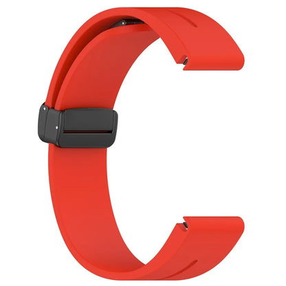For Garmin Fenix 7S / 7S Pro / Instinct 2S / Fenix 6S Watch Strap 20mm Silicone Watchband with Black Buckle