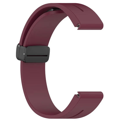 For Garmin Fenix 7S / 7S Pro / Instinct 2S / Fenix 6S Watch Strap 20mm Silicone Watchband with Black Buckle
