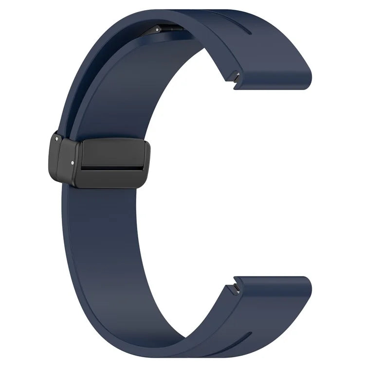 For Garmin Fenix 7S / 7S Pro / Instinct 2S / Fenix 6S Watch Strap 20mm Silicone Watchband with Black Buckle