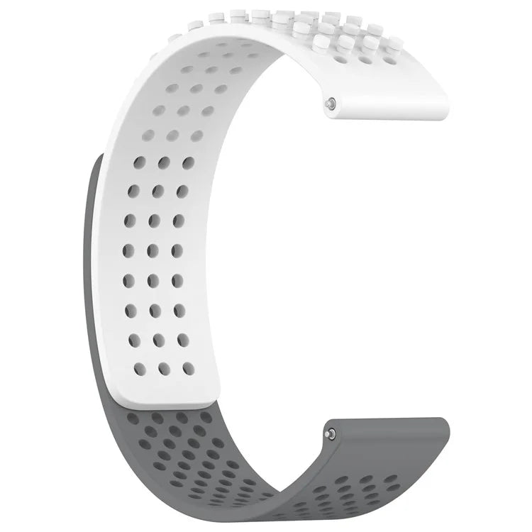For Garmin vivoactive 5 / GarminActive 5 / Venu Sq 2 Silicone Watch Strap 20mm Breathable Watch Band