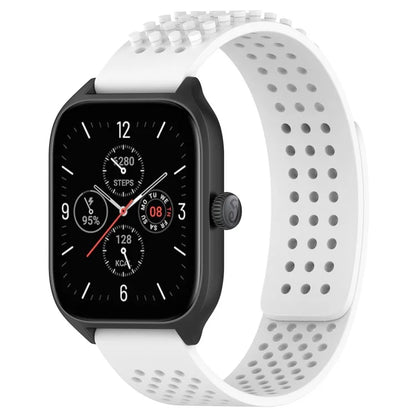 For Garmin vivoactive 5 / GarminActive 5 / Venu Sq 2 Silicone Watch Strap 20mm Breathable Watch Band