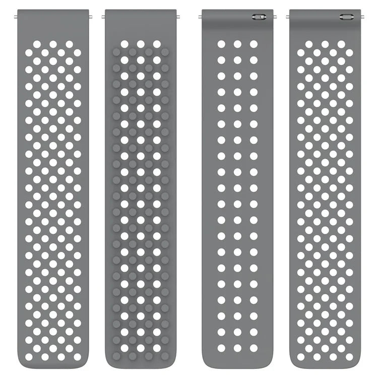 For Garmin vivoactive 5 / GarminActive 5 / Venu Sq 2 Silicone Watch Strap 20mm Breathable Watch Band
