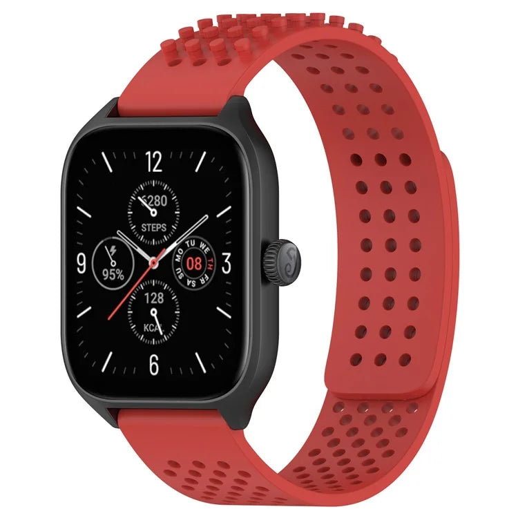 For Garmin vivoactive 5 / GarminActive 5 / Venu Sq 2 Silicone Watch Strap 20mm Breathable Watch Band