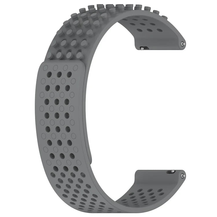 For Garmin vivoactive 5 / GarminActive 5 / Venu Sq 2 Silicone Watch Strap 20mm Breathable Watch Band