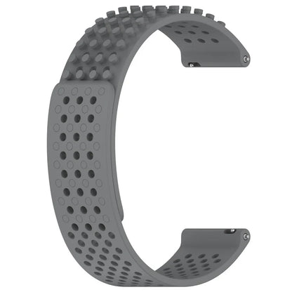 For Garmin vivoactive 5 / GarminActive 5 / Venu Sq 2 Silicone Watch Strap 20mm Breathable Watch Band