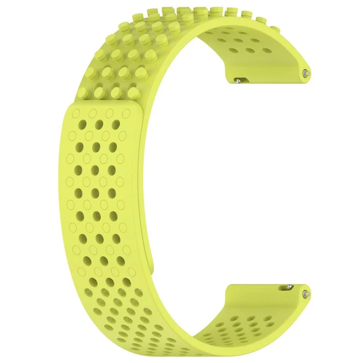 For Garmin vivoactive 5 / GarminActive 5 / Venu Sq 2 Silicone Watch Strap 20mm Breathable Watch Band