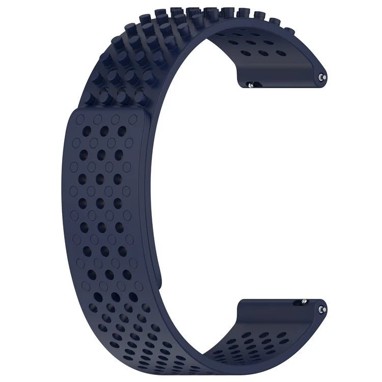 For Garmin vivoactive 5 / GarminActive 5 / Venu Sq 2 Silicone Watch Strap 20mm Breathable Watch Band