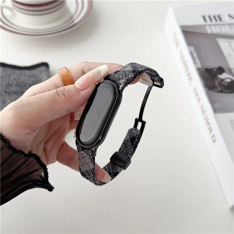 For Xiaomi Smart Band 8 Smartwatch Strap Adjustable Canvas Watch Band