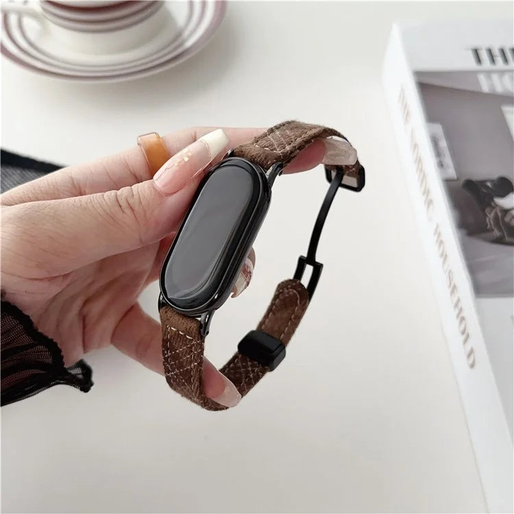 For Xiaomi Smart Band 8 Smartwatch Strap Adjustable Canvas Watch Band