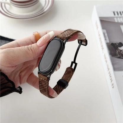 For Xiaomi Smart Band 8 Smartwatch Strap Adjustable Canvas Watch Band