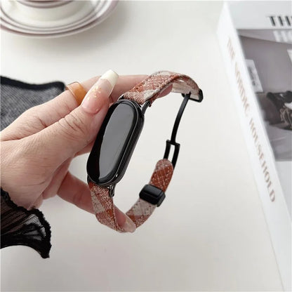 For Xiaomi Smart Band 8 Smartwatch Strap Adjustable Canvas Watch Band