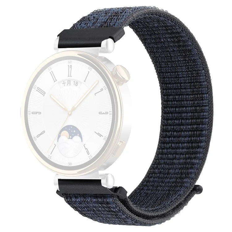 For Huawei Watch GT 4 41mm / Garmin Venu 3S Nylon Watch Strap 18mm Sports Watchband