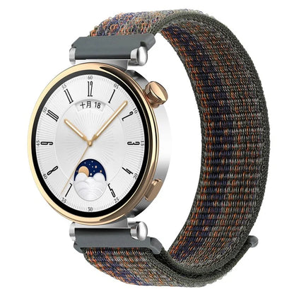 For Huawei Watch GT 4 41mm / Garmin Venu 3S Nylon Watch Strap 18mm Sports Watchband