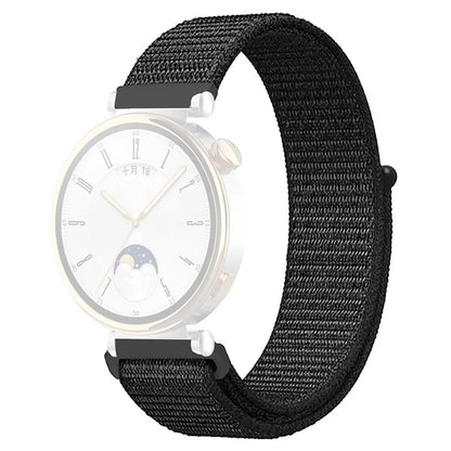 For Huawei Watch GT 4 41mm / Garmin Venu 3S Watch Band 18mm Nylon Loop Adjustable Wrist Strap