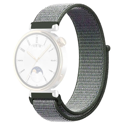 For Huawei Watch GT 4 41mm / Garmin Venu 3S Watch Band 18mm Nylon Loop Adjustable Wrist Strap