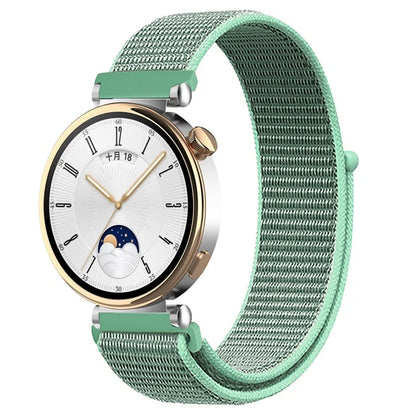For Huawei Watch GT 4 41mm / Garmin Venu 3S Watch Band 18mm Nylon Loop Adjustable Wrist Strap