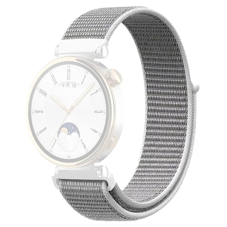 For Huawei Watch GT 4 41mm / Garmin Venu 3S Watch Band 18mm Nylon Loop Adjustable Wrist Strap