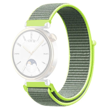 For Huawei Watch GT 4 41mm / Garmin Venu 3S Watch Band 18mm Nylon Loop Adjustable Wrist Strap