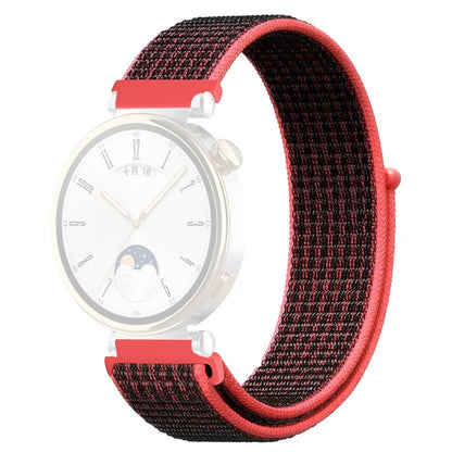 For Huawei Watch GT 4 41mm / Garmin Venu 3S Watch Band 18mm Nylon Loop Adjustable Wrist Strap