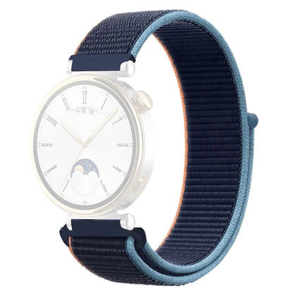 For Huawei Watch GT 4 41mm / Garmin Venu 3S Watch Band 18mm Nylon Loop Adjustable Wrist Strap