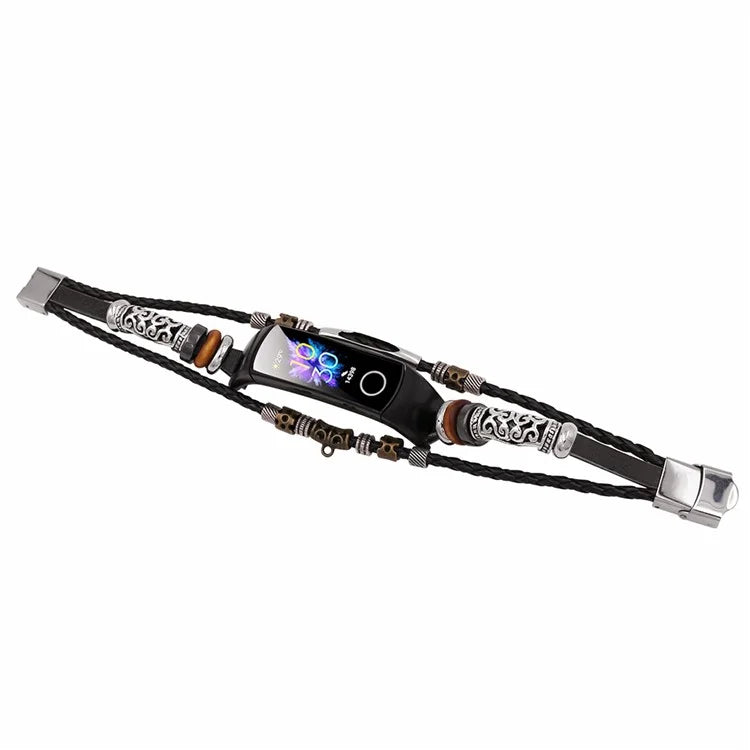 For Honor Band 4 / 5 Wrist Band Vintage Watch Beaded Bracelet
