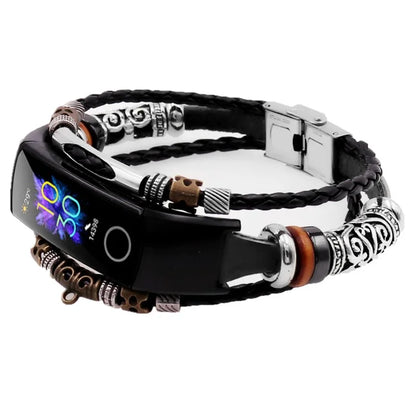 For Honor Band 4 / 5 Wrist Band Vintage Watch Beaded Bracelet