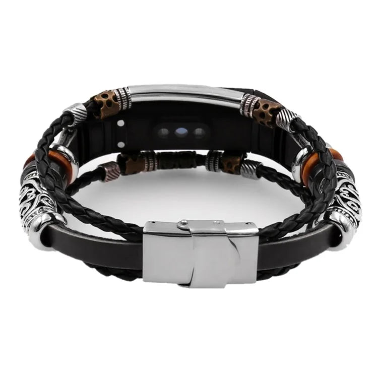 For Honor Band 4 / 5 Wrist Band Vintage Watch Beaded Bracelet