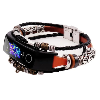 For Honor Band 4 / 5 Wrist Band Vintage Watch Beaded Bracelet