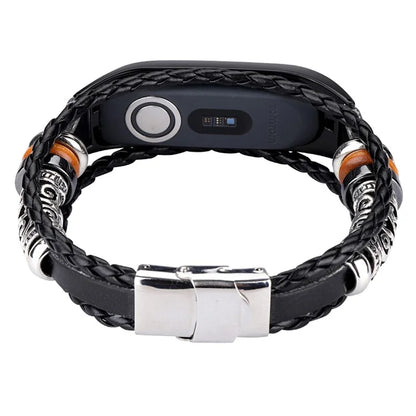 For TomTom Touch Vintage Watch Strap Ethnic Style DIY Beaded Bracelet