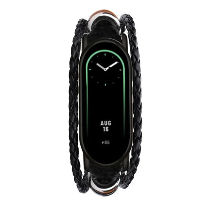 For Xiaomi Smart Band 8 / Band 8 NFC Watch Bands Ethnic Style Beaded Retro Strap with Connector