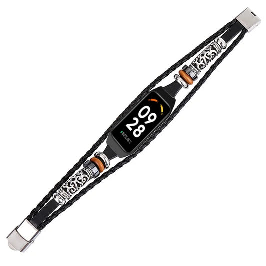 For Xiaomi Redmi Band 2 Ethnic Style Watch Strap DIY Beads Wrist Band Bracelet