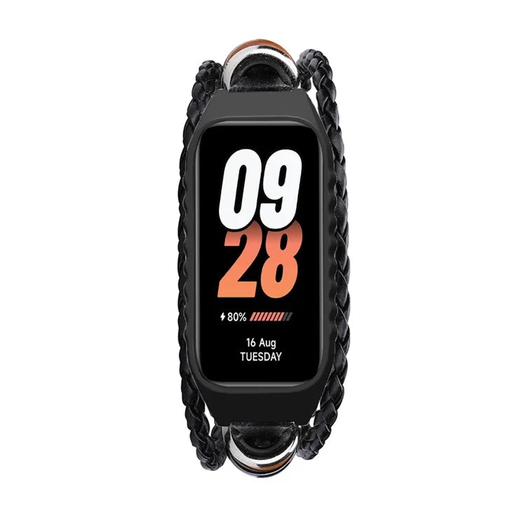For Xiaomi Smart Band 8 Active Beads Watch Strap Ethnic DIY Watch Band Replacement