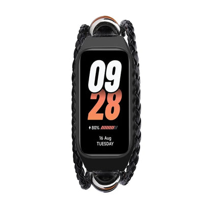For Xiaomi Smart Band 8 Active Beads Watch Strap Ethnic DIY Watch Band Replacement