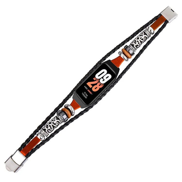 For Xiaomi Smart Band 8 Active Beads Watch Strap Ethnic DIY Watch Band Replacement