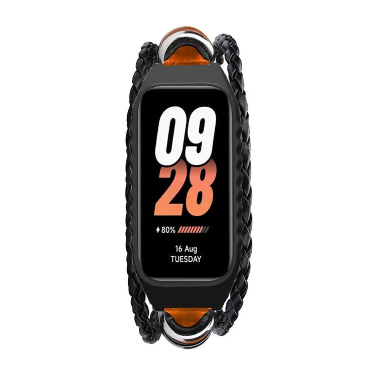 For Xiaomi Smart Band 8 Active Beads Watch Strap Ethnic DIY Watch Band Replacement