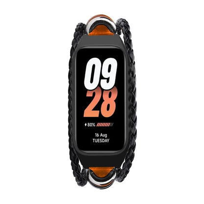 For Xiaomi Smart Band 8 Active Beads Watch Strap Ethnic DIY Watch Band Replacement