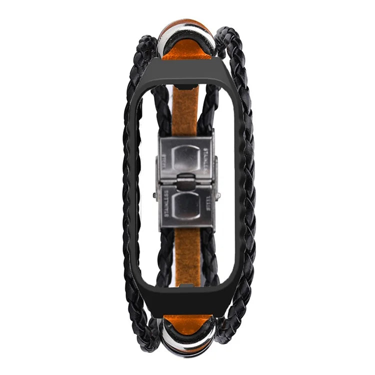 For Xiaomi Smart Band 8 Active Beads Watch Strap Ethnic DIY Watch Band Replacement