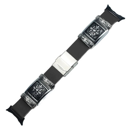 For Google Pixel Watch / Watch 2 Replacement Strap Ethnic Embossed Bracelets Watch Band