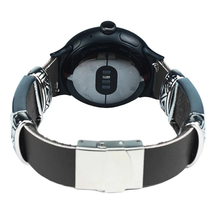 For Google Pixel Watch / Watch 2 Replacement Strap Ethnic Embossed Bracelets Watch Band