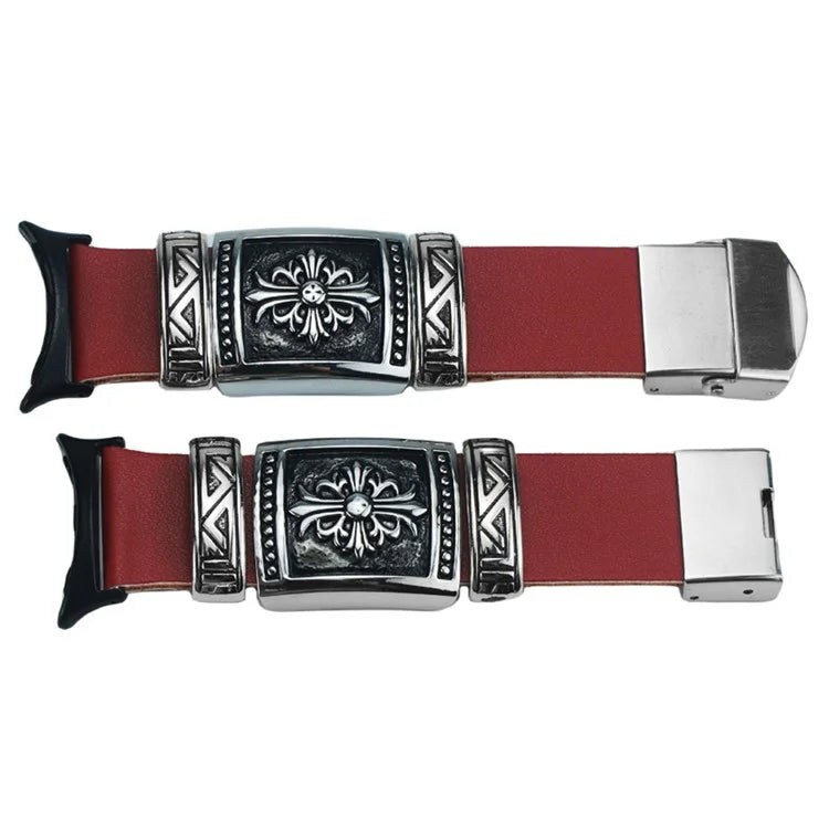 For Google Pixel Watch / Watch 2 Replacement Strap Ethnic Embossed Bracelets Watch Band