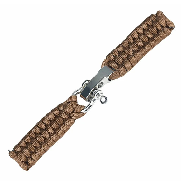 For Huawei Watch GT4 46mm / Samsung Galaxy Watch3 45mm Watch Strap 22mm Braided Rope Wrist Band