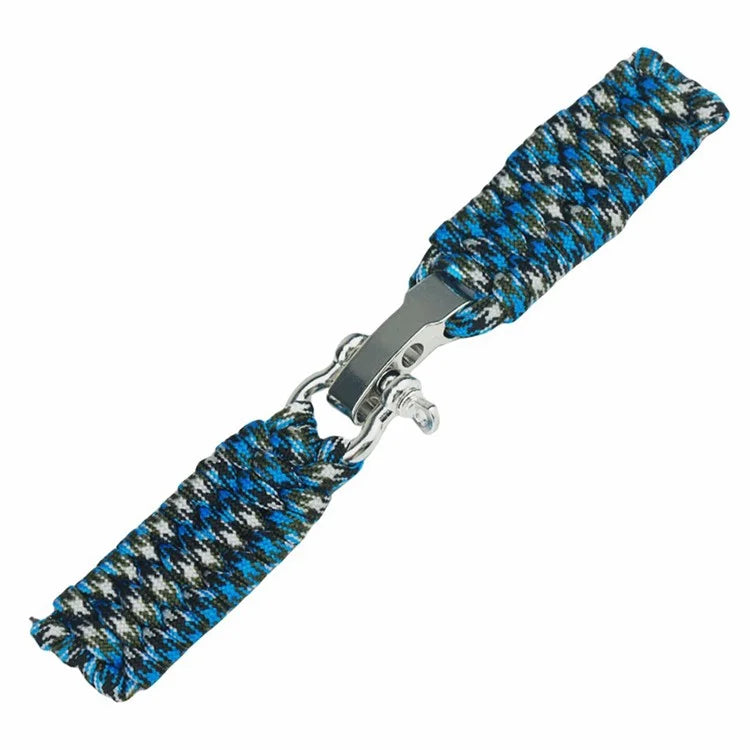 For Huawei Watch GT4 46mm / Samsung Galaxy Watch3 45mm Watch Strap 22mm Braided Rope Wrist Band