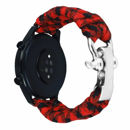 For Huawei Watch GT4 46mm / Samsung Galaxy Watch3 45mm Watch Strap 22mm Braided Rope Wrist Band