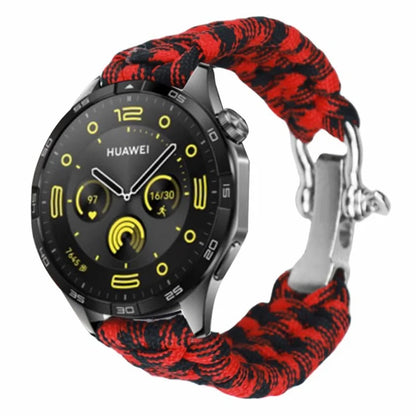 For Huawei Watch GT4 46mm / Samsung Galaxy Watch3 45mm Watch Strap 22mm Braided Rope Wrist Band