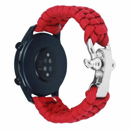 For Huawei Watch GT4 46mm / Samsung Galaxy Watch3 45mm Watch Strap 22mm Braided Rope Wrist Band
