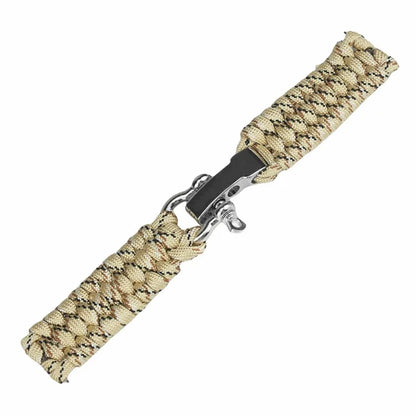 For Huawei Watch GT4 46mm / Samsung Galaxy Watch3 45mm Watch Strap 22mm Braided Rope Wrist Band