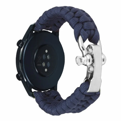 For Huawei Watch GT4 46mm / Samsung Galaxy Watch3 45mm Watch Strap 22mm Braided Rope Wrist Band