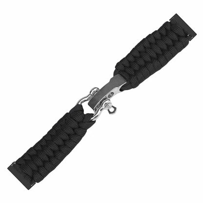 For Suunto Spartan Sport Wrist HR Baro / Suunto 7 / Suunto 9 24mm Watch Band Braided Rope Wrist Strap Bracelet